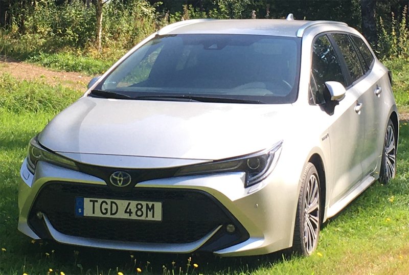 Toyota Corolla Touring Sports Hybrid stulen i Solna utanför Stockholm