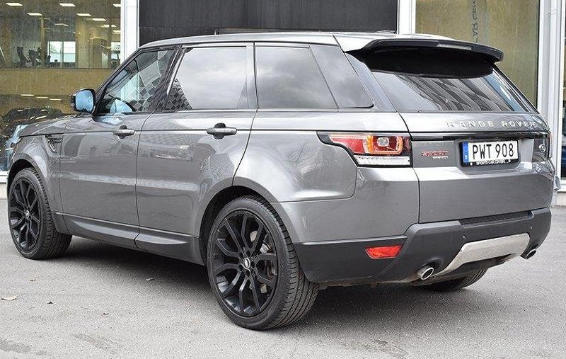 Grå metallic Range Rover Sport stulen i Kristianstad