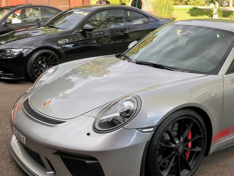 Silvermetallic Porsche 911/991 GT3 stulen i Dalby strax öster om Lund