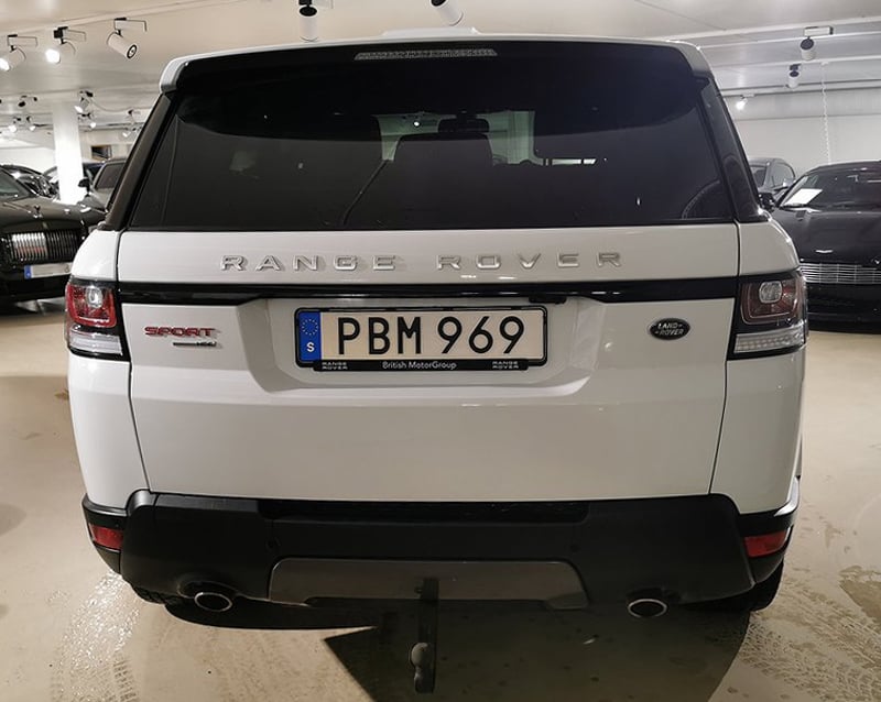 Vit Range Rover Sport stulen i Jakobsberg/Järfälla
