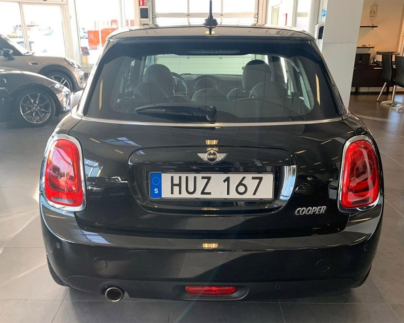 Svart Mini Cooper stulen i Ramlösa, Helsingborg