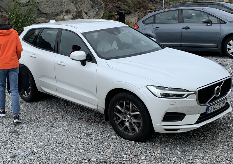 Vit Volvo XC60 stulen i Stocksund, Danderyd