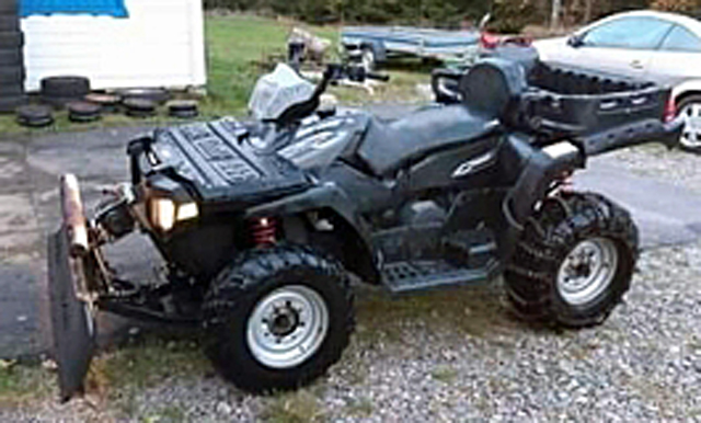 Fyrhjuling Polaris Sportsman 500 X2 stulen i Långasjö, Kalmar län