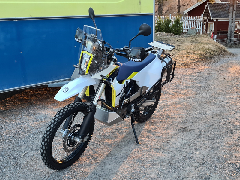 Husqvarna 701 Enduro stulen i Norrtälje