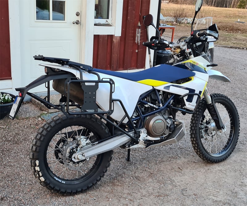 Husqvarna 701 Enduro stulen i Norrtälje