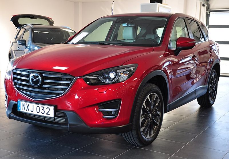 Röd Mazda CX-5 2.2 SKYACTIV-D AWD stulen i Hjärup mellan Malmö och Lund