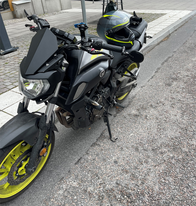 Yamaha MT-07 ABS stulen i Stockholm