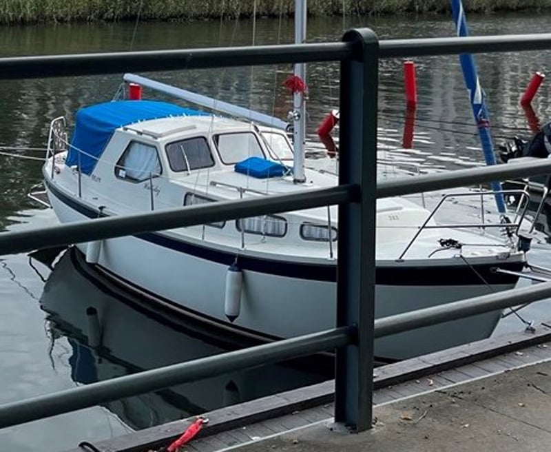 "Hållidej" en LM 27 stulen i Sickla kanal, Stockholm 