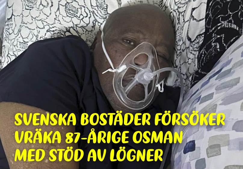 Tensta: Svenska Bostäder försöker vräka 87-åringe Osman med stöd av lögner