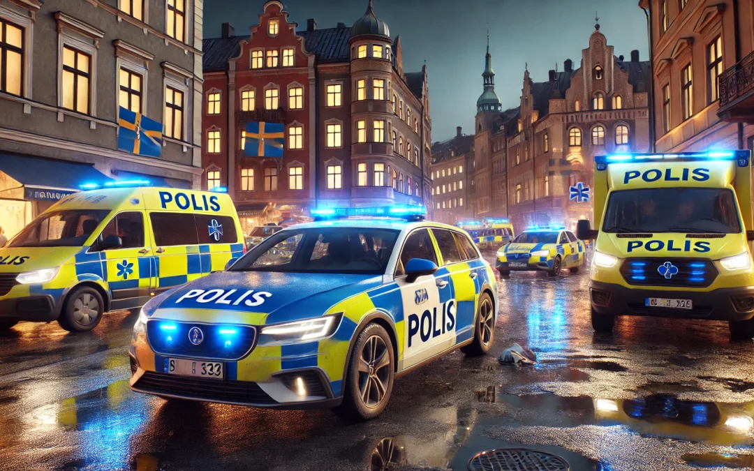 Stort blåljuspådrag i Husby – tre händelser samtidigt