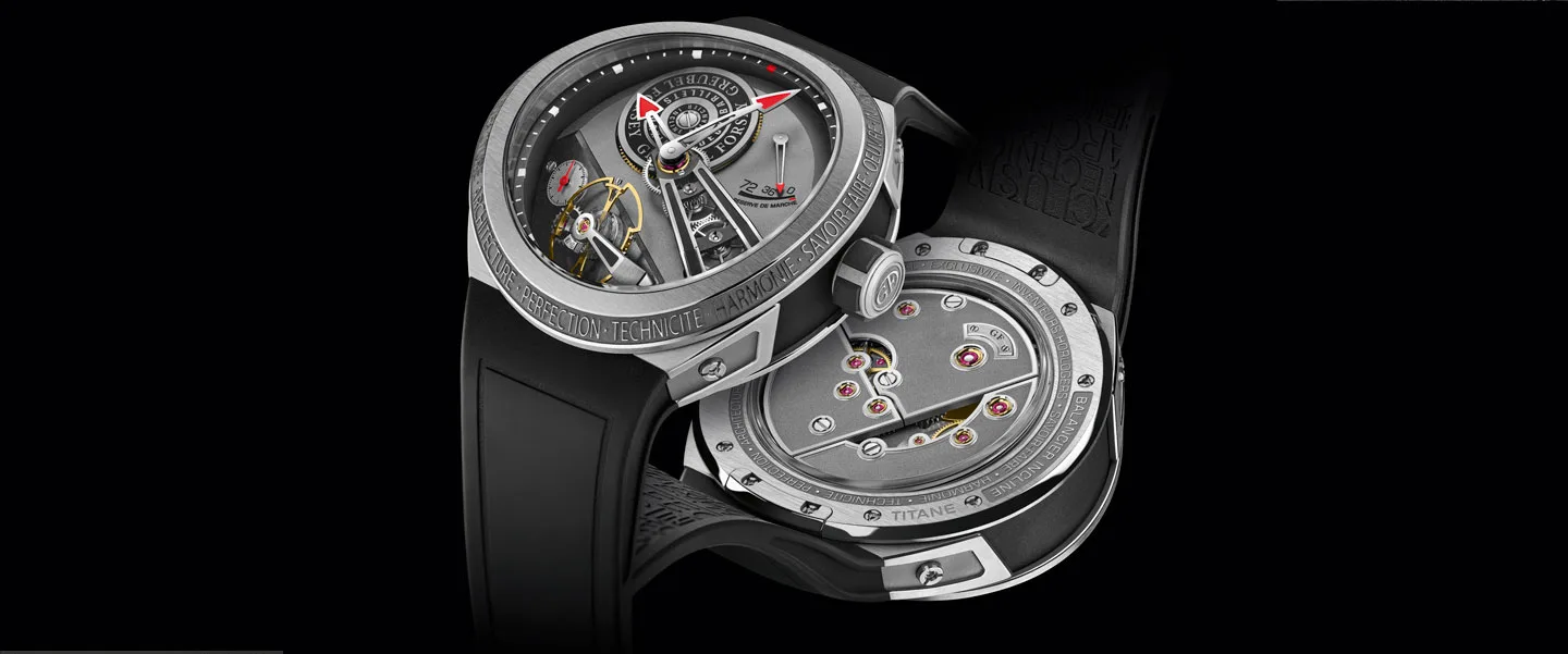 Greubel Forsey Balancier S front and caseback