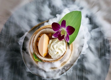 Desert from Spices Kitchen & Terrace at Bürgenstock Resort Lake Lucerne