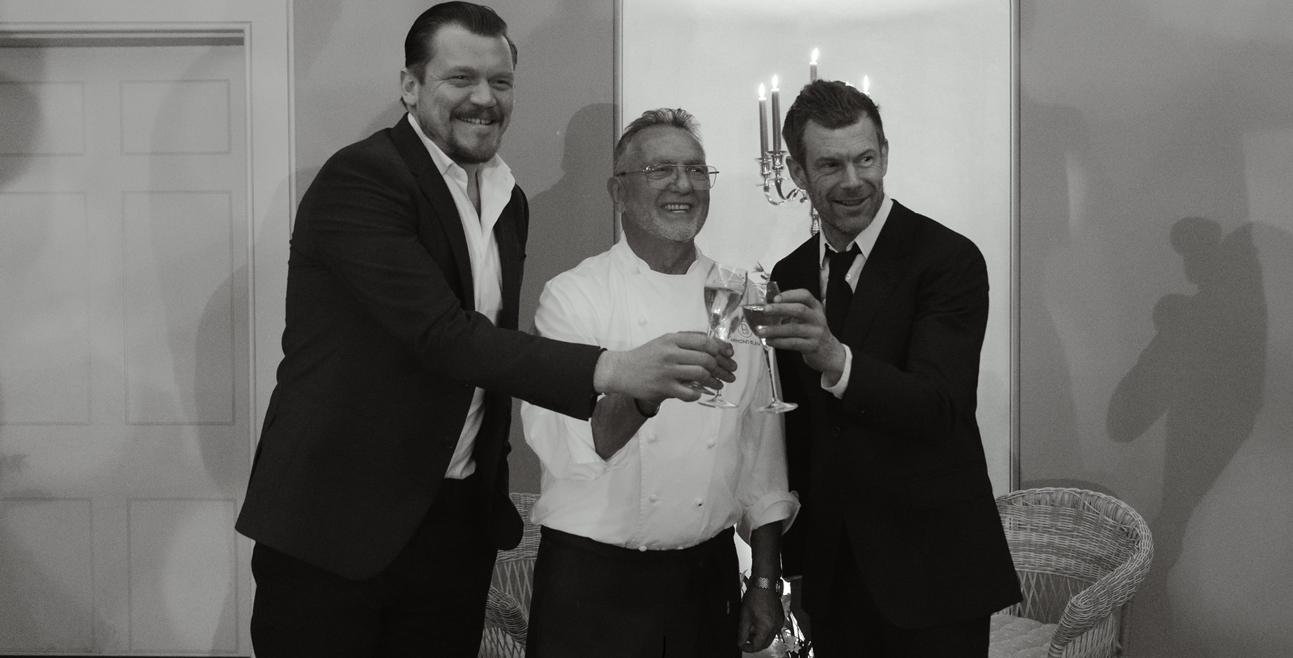 Alex Dilling, Raymond Blanc OBE, and Tom Aikens.