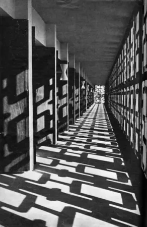 Library veranda at University College, Ibadan. RIBA.