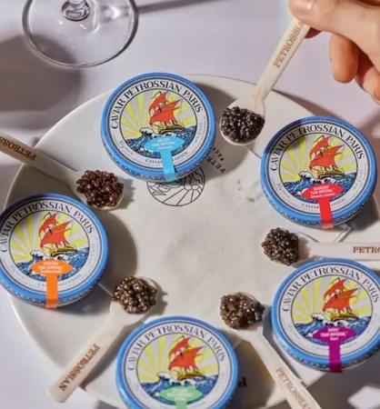 Caviar sampling Petrossian