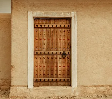 Nadji style door, At-Turaif, Diriyah