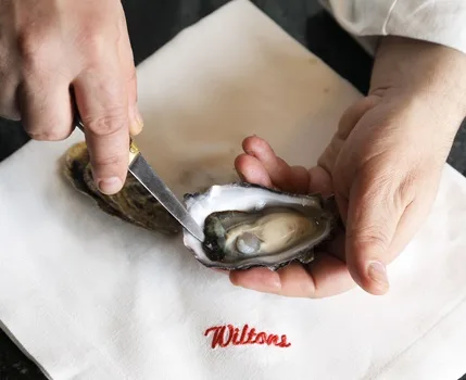 Best Oyster restaurants in London - Oyster shucking at Wiltons