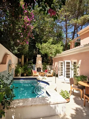 Pool of a Canyon Suite at Bel-Air Hotel