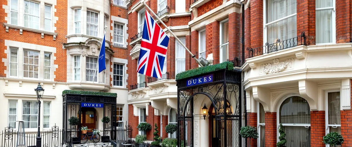 London luxury hotel Dukes