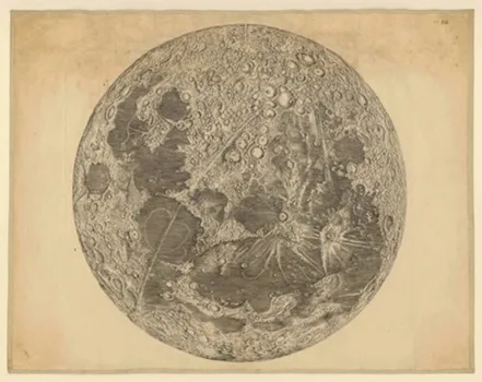 Jean-Dominique Cassini’s Map of the Moon, engraved by Jean Patigny after Jean-Dominique Cassini, 1679 © Observatoire de Paris;