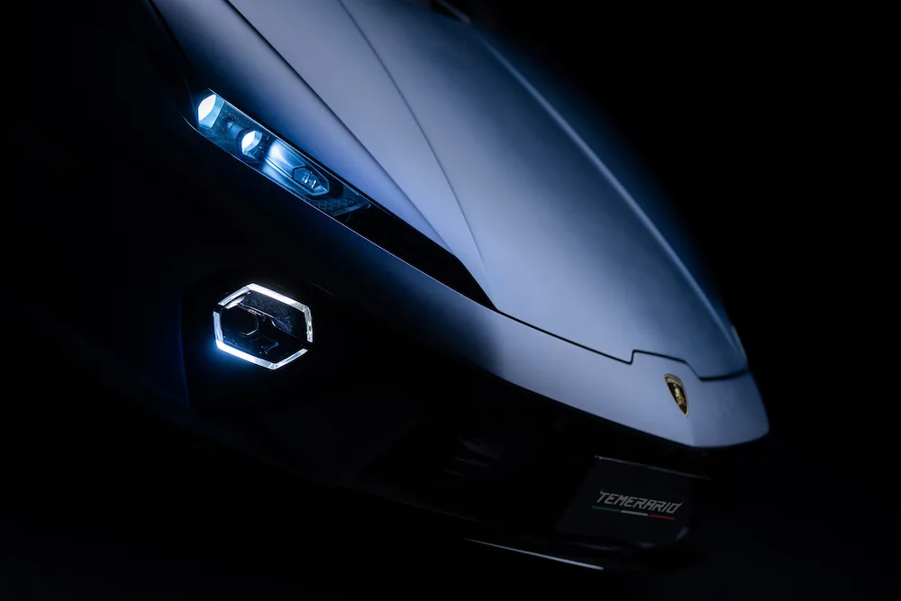 Shark nose of the Lamborghini Temerario