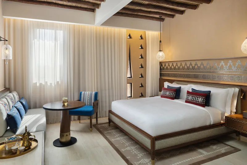 Double room at Bab Samhan hotel in Diriyah