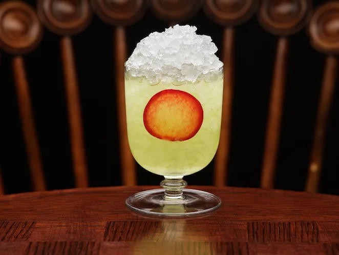 Garden Smash cocktail at Scarfes Bar