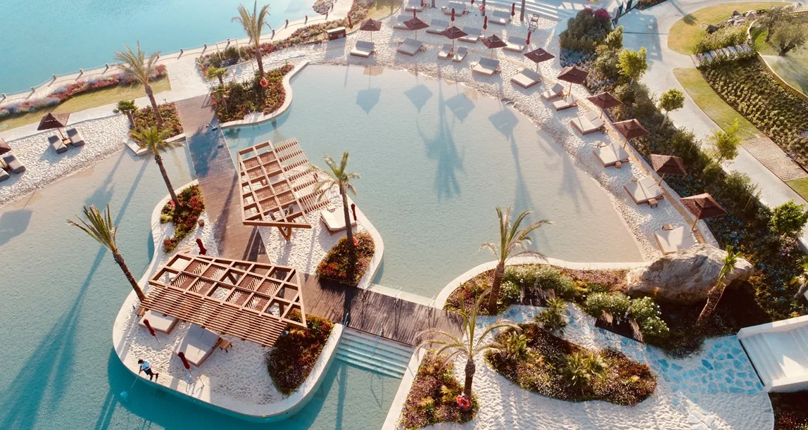 The beach at La Reserva Club in Sotogrande