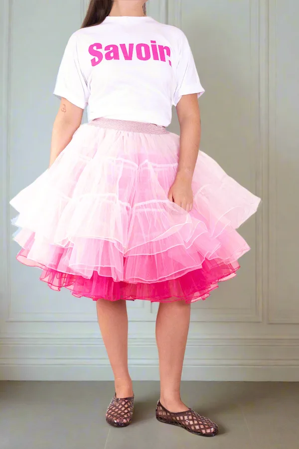 organza tiered tutu skirt by Microwave- Savoir Shop