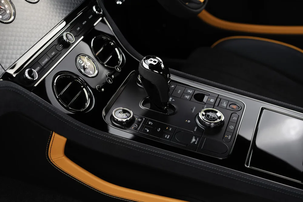 Detail of the bridge in the new Bentley Continental GT Speed Hybrid