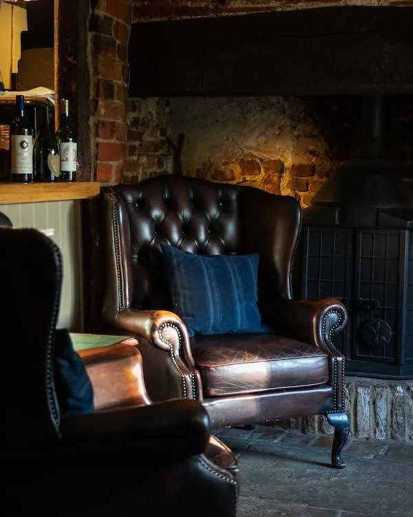 Cosy furniture at The Peacock Inn Chelsford