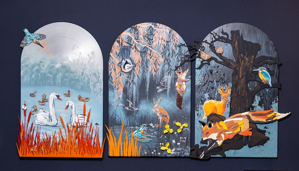 Rolls-Royce triptych for London Craft Week 2025