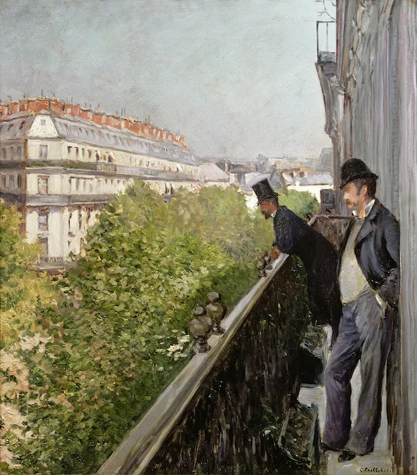  Gustave Caillebotte. Balcony, c. 1880.