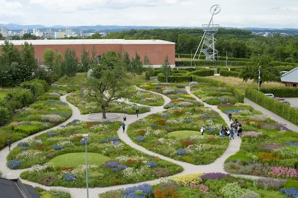 Garden Futures -Piet Oudolf Garden at Vitra Design Museum.
