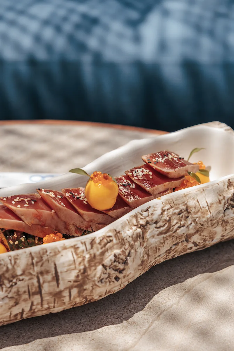 Tuna Tataki at Amaï - Ocean Club Marbella