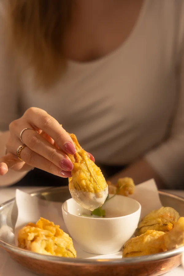 Zucchini Flowers from Paper Moon London