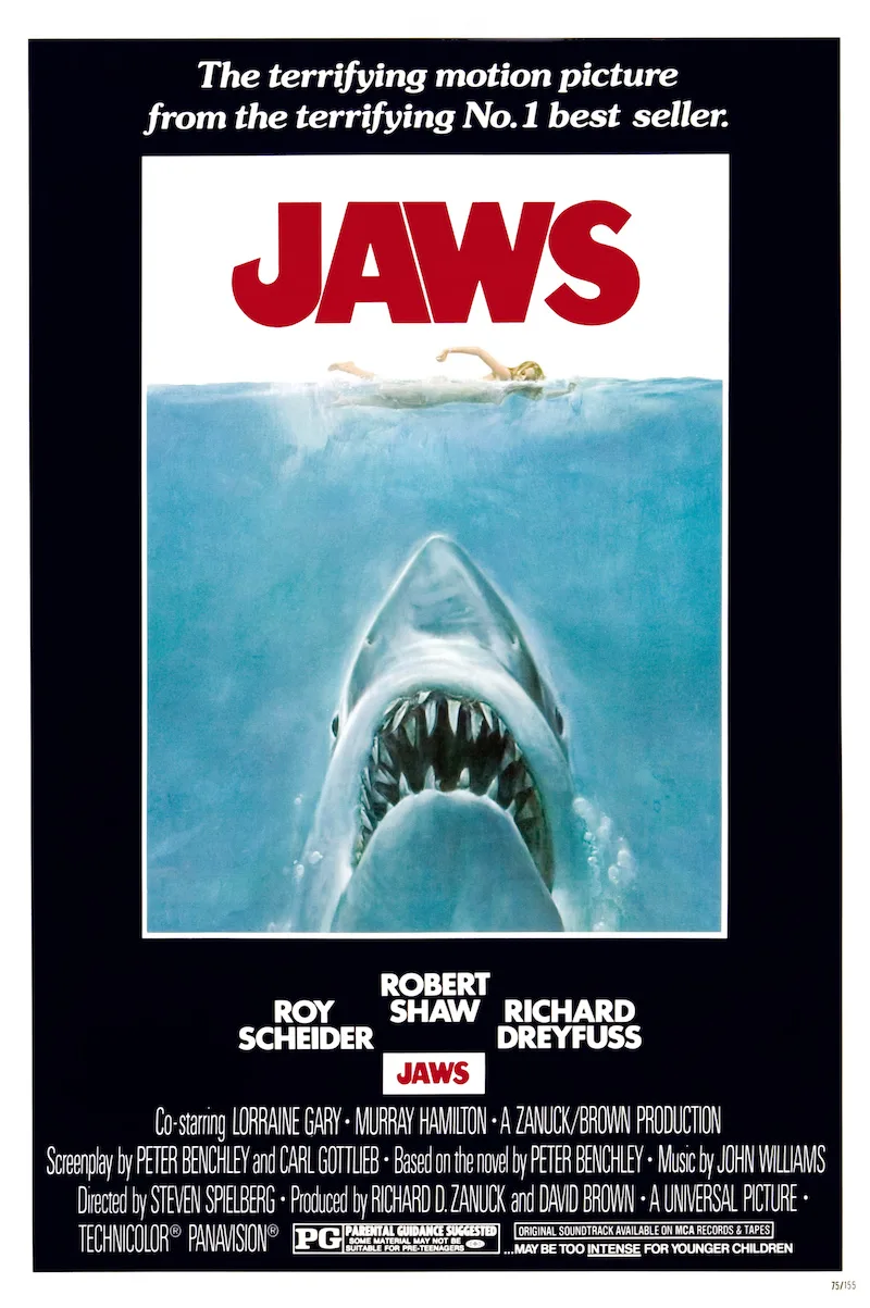 Original poster JAWS, 1975