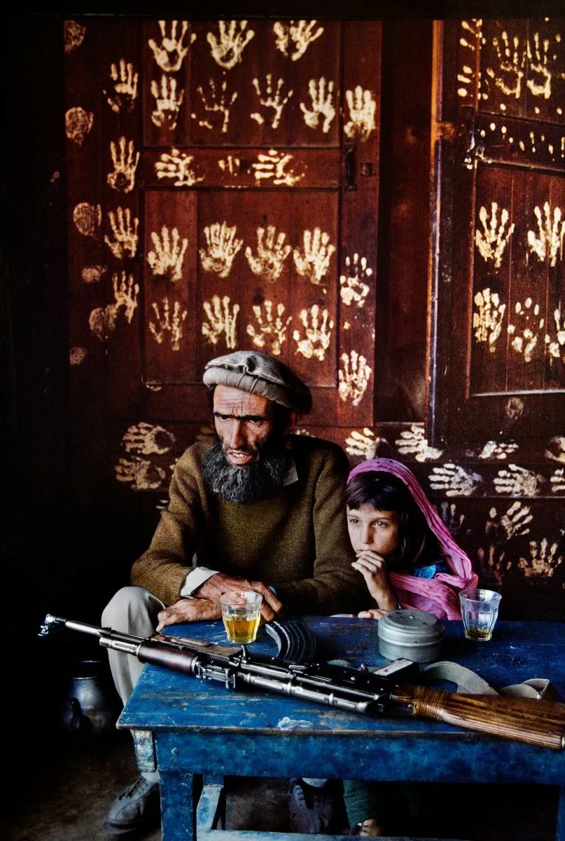 Father and Daughter at Home by Steve McCurry, Afghanistan, 1992.