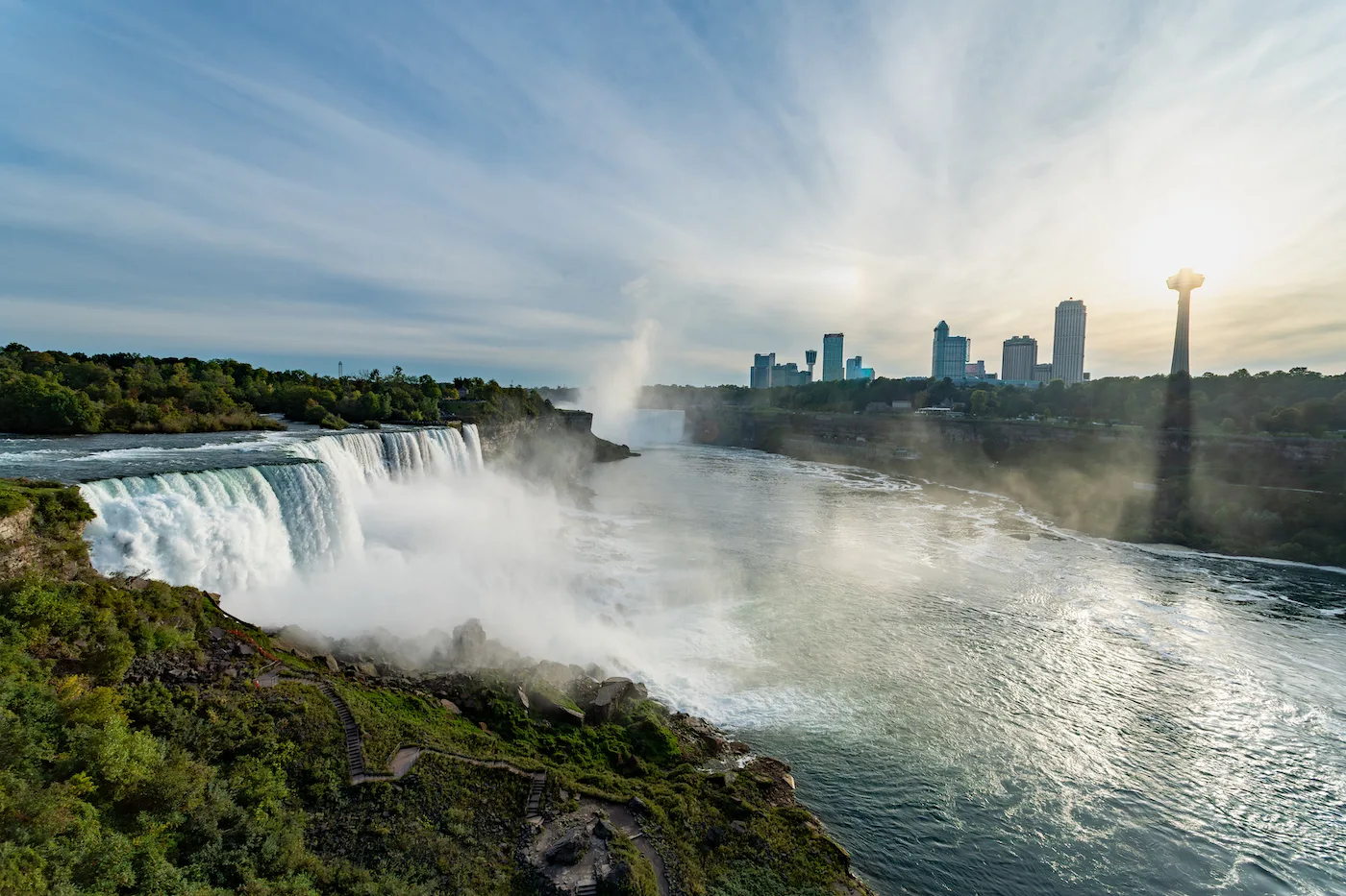 Bridal Veil Falls at Niagara Falls USA