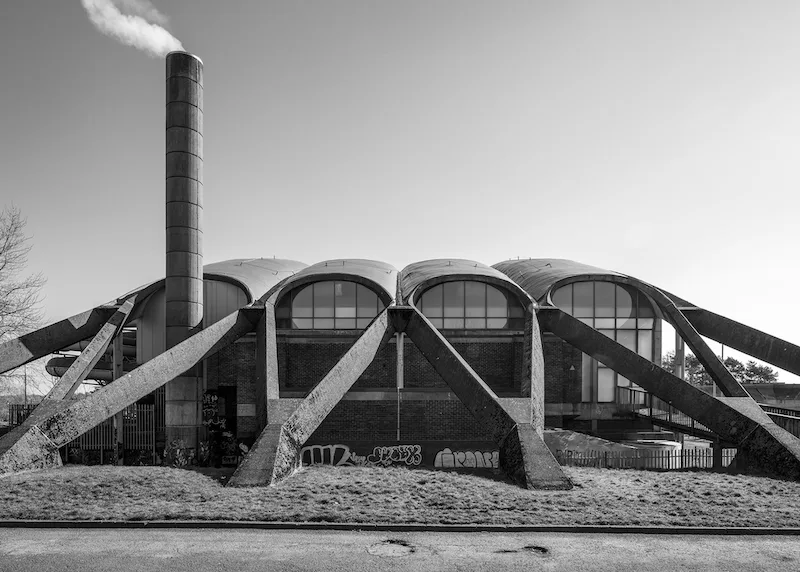 Dollan Aqua Centre, East Kilbride
Designed by Alexander Buchanan Campbell
Built 1963–65, listed A