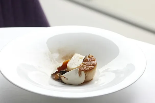 Roasted Orkney scallop Angler Rooftop