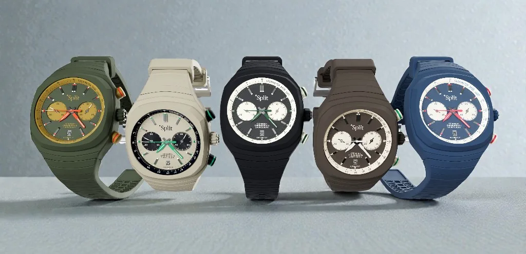 Debut chronograph collection Split Watches