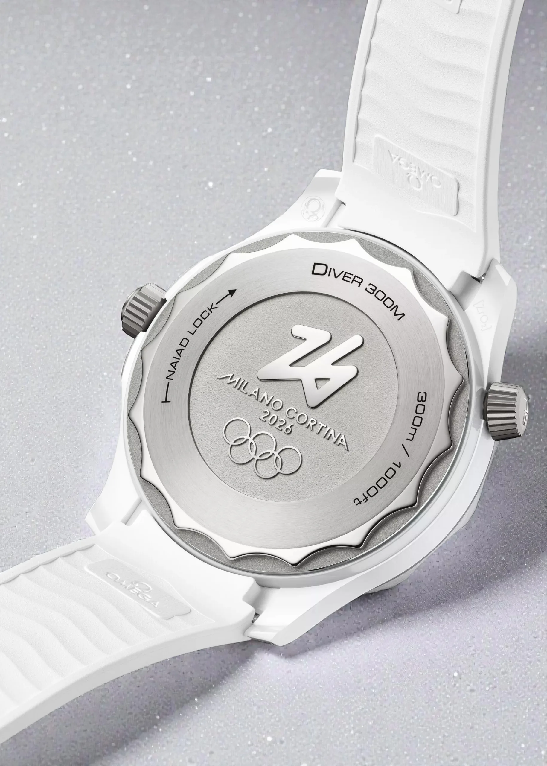 Caseback Omega Seamaster Diver 300m Milano Cortina 2026