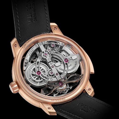 Caseback of the Girard-Perregaux Minute Repeater Flying Bridges
