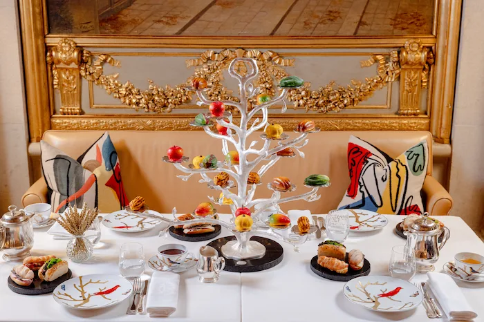 Cedrci Grolet afternoon tea at Le Meurice.