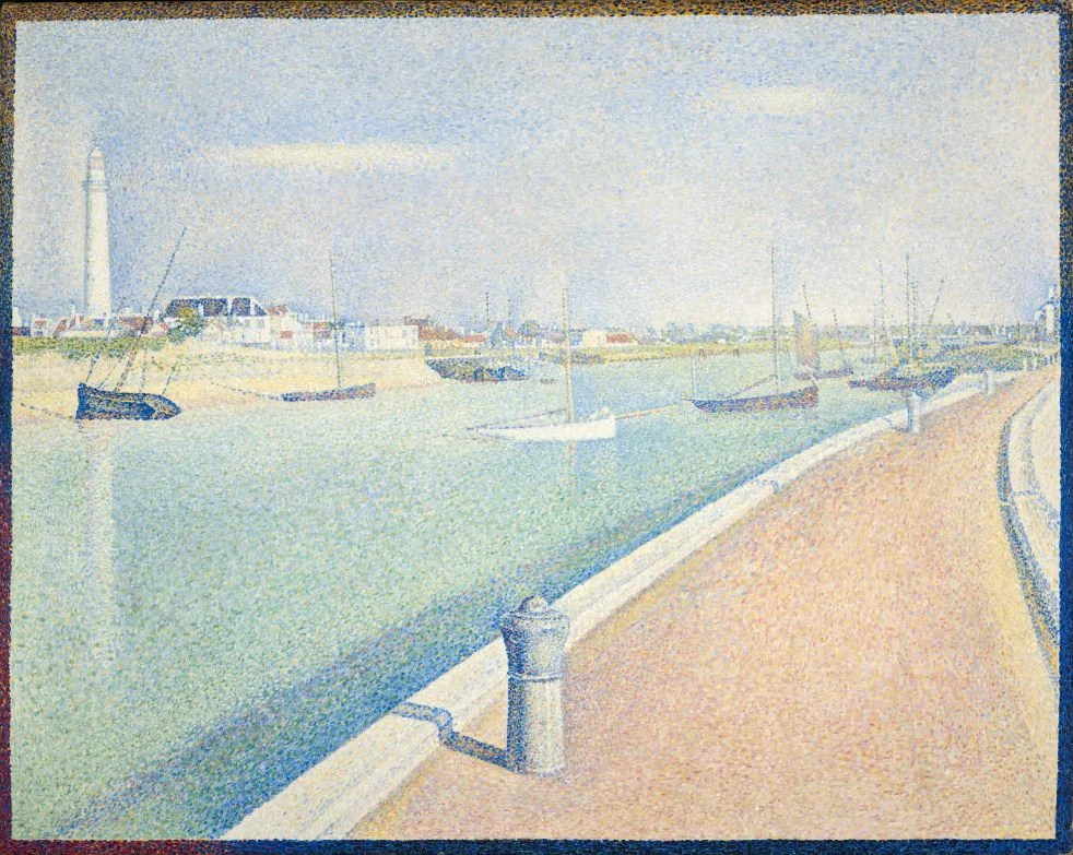 Seurat, The Channel at Gravelines, Petit-Fort Philippe, 1890,
