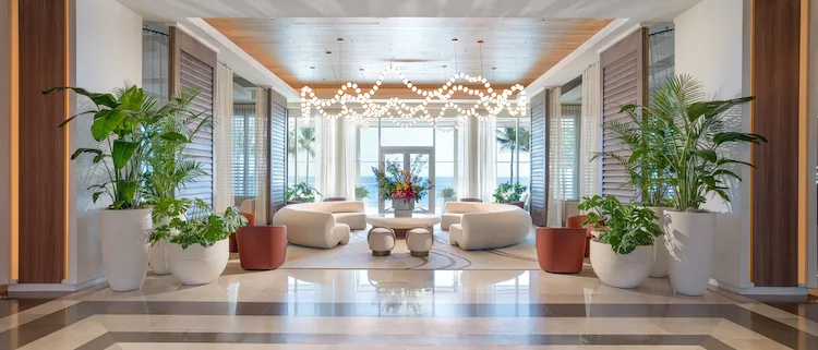 Lobby Beach Club Boca Raton