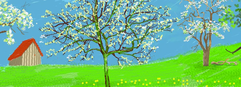 David Hockney
"A Year in Normandie" 2020-2021