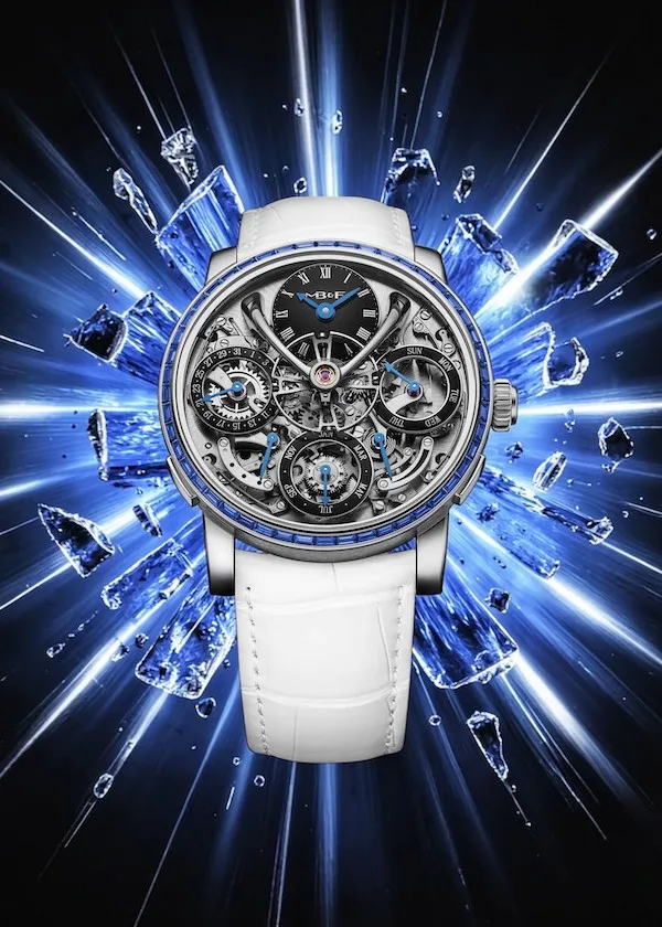 MB&F LM Perpetual Chromatic Editions Blue Sapphire