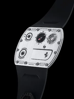 Richard Mille RM UP-01, a titanium watch only 1.75mm-thick, where case and movement work almost as one.
